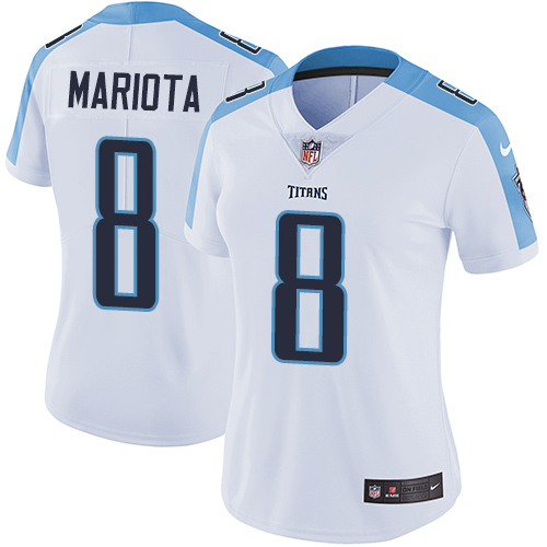 2019 Women Tennessee Titans #8 Mariota white Nike Vapor Untouchable Limited NFL Jersey